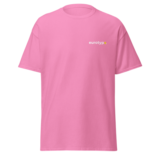 Basic pink eurotype t-shirt