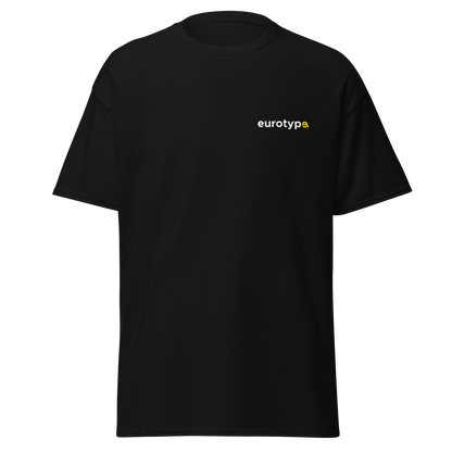 Camiseta básica eurotype negra