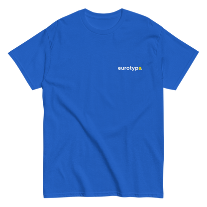 Camiseta básica eurotype azul