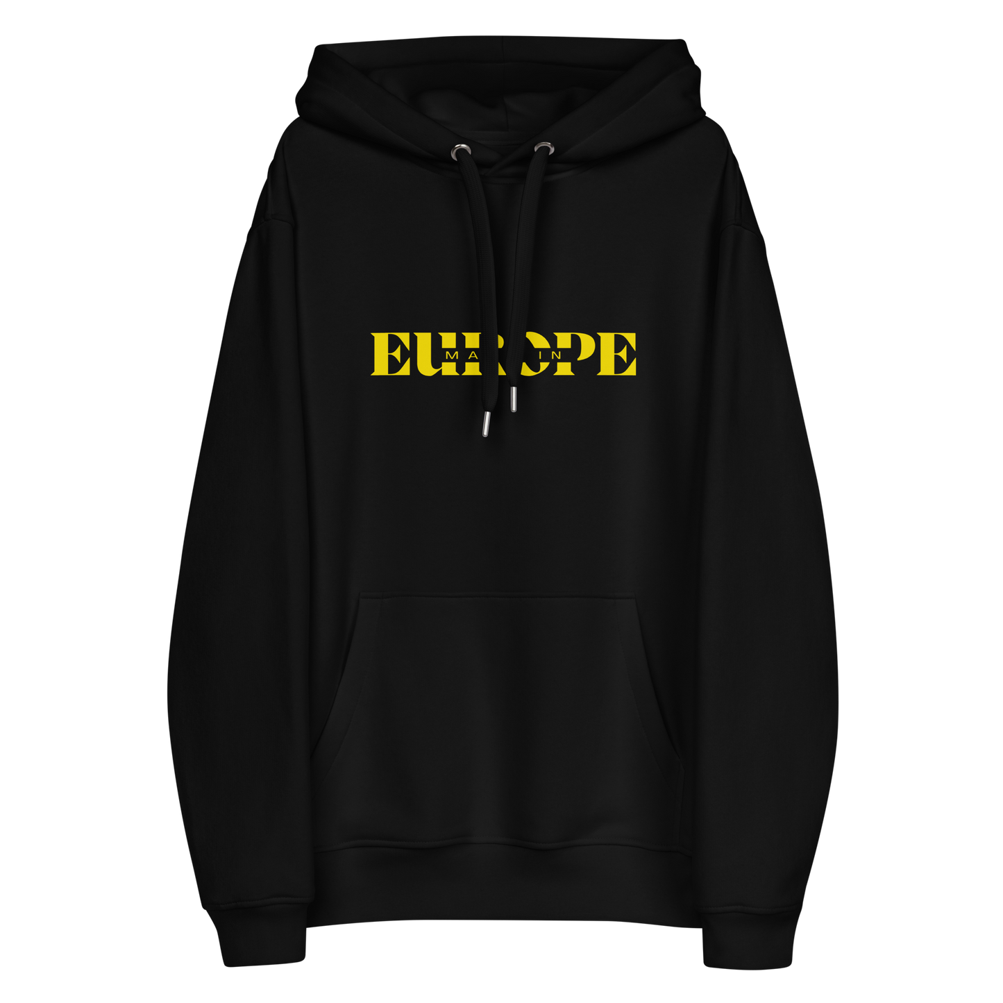 Sudadera Made in Europe negra-dorado