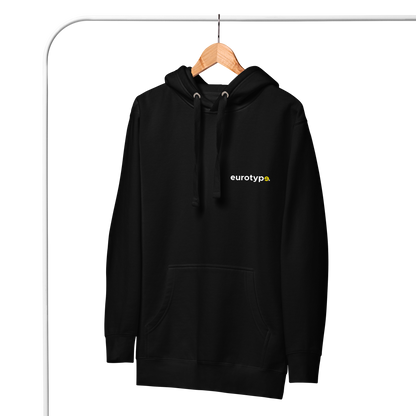 Sudadera eurotype negra