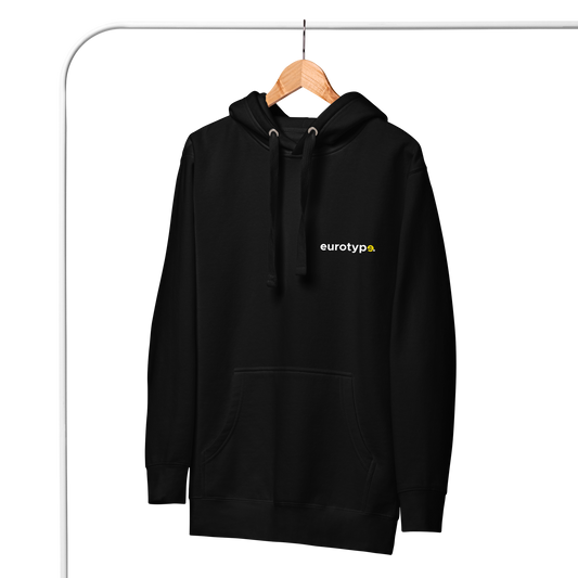 Black eurotype sweatshirt