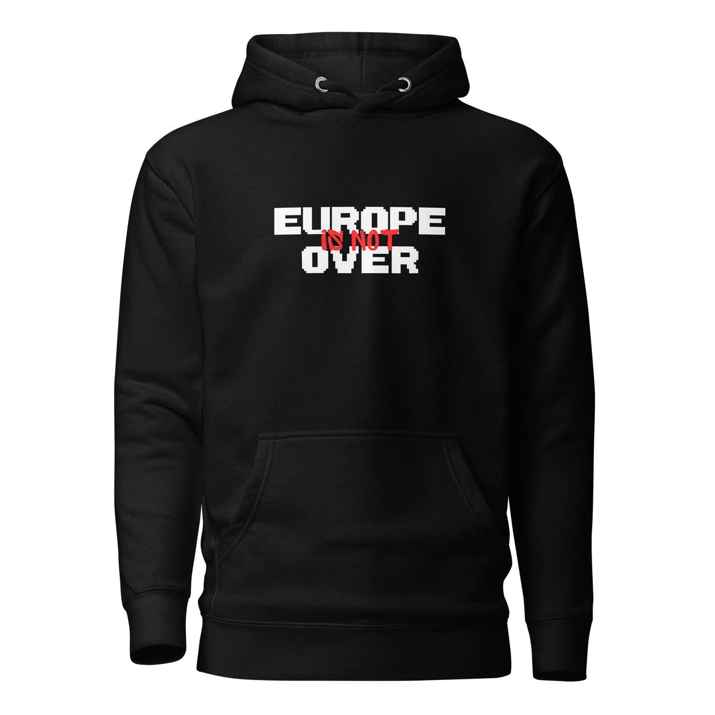 Sudadera Europe Is Not Over negra