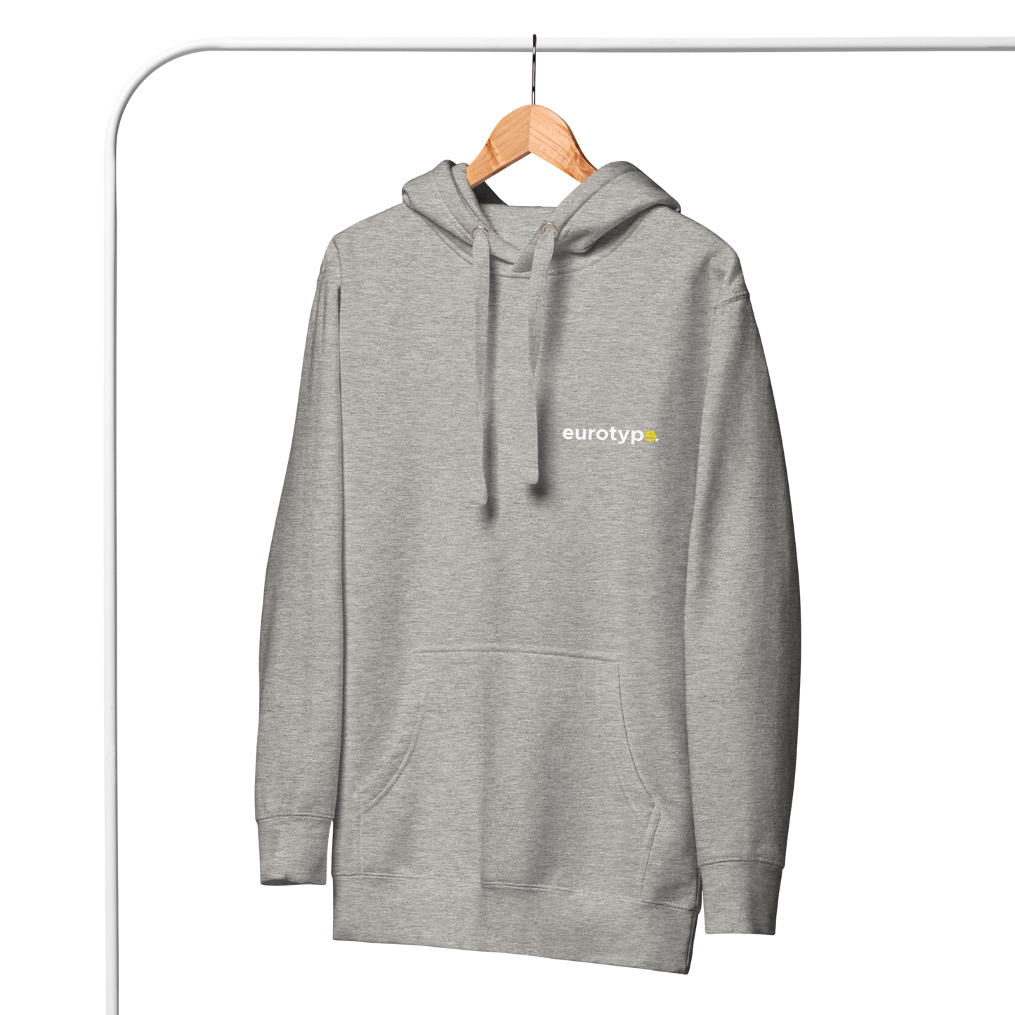 Sudadera eurotype gris - logo clásico