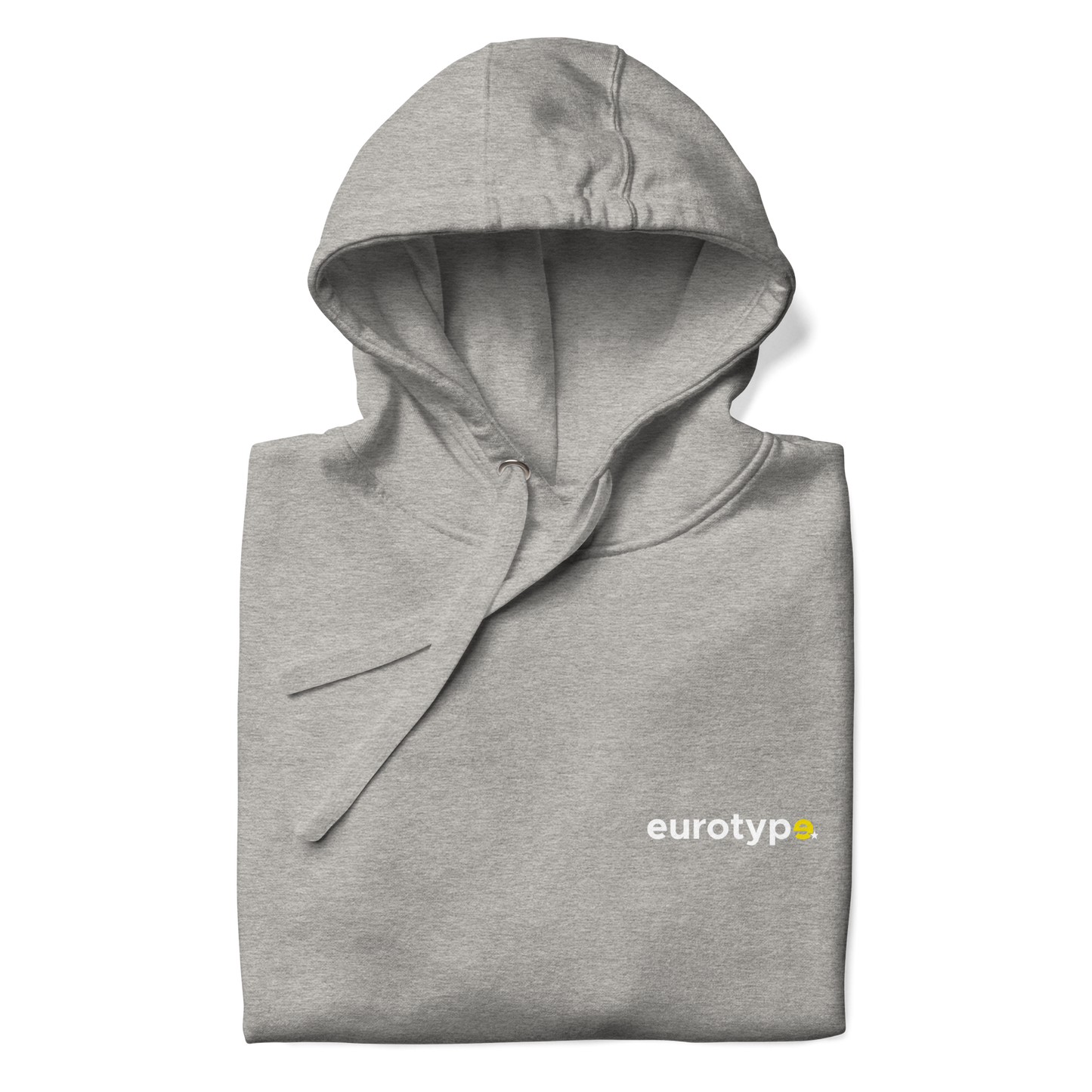 Sudadera eurotype gris - logo clásico