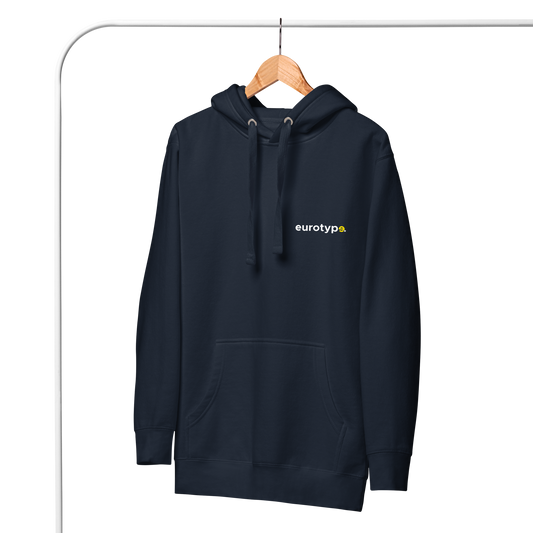 Navy blue eurotype sweatshirt