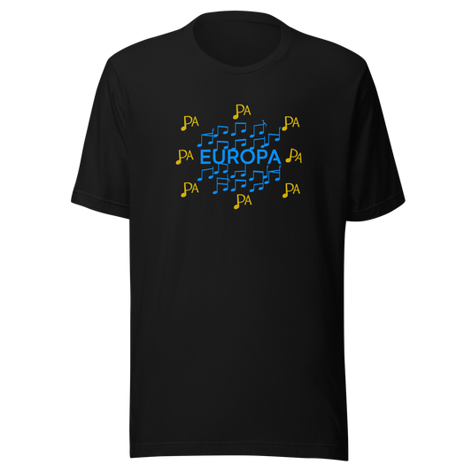 Camiseta Europapa negra