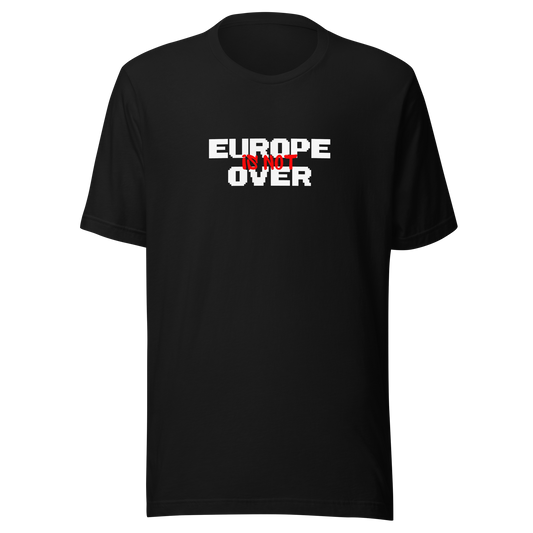 Camiseta Europe Is Not Over negra