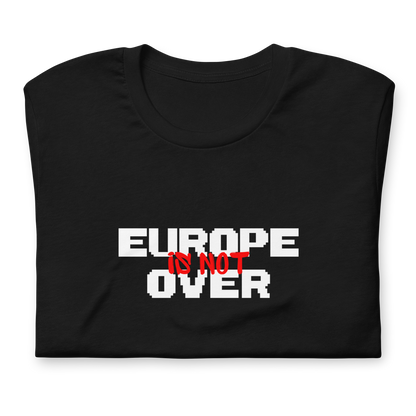 Camiseta Europe Is Not Over negra