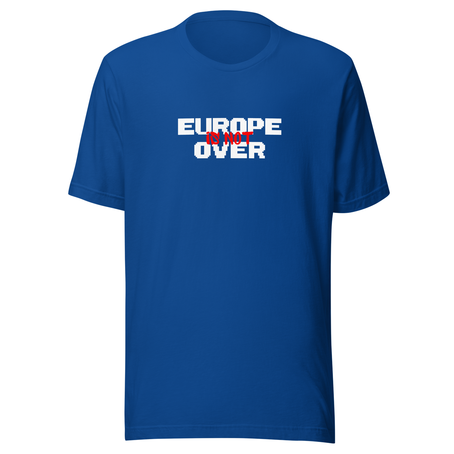 Camiseta Europe Is Not Over azul