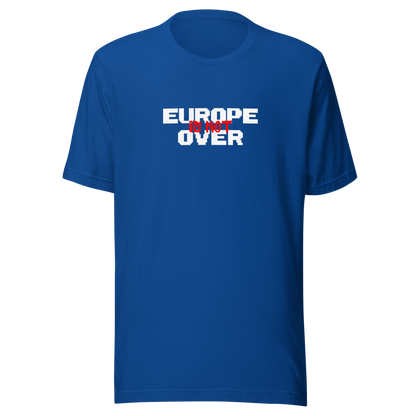 Camiseta Europe Is Not Over azul