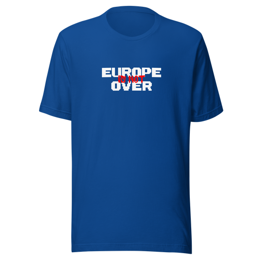 Camiseta Europe Is Not Over azul