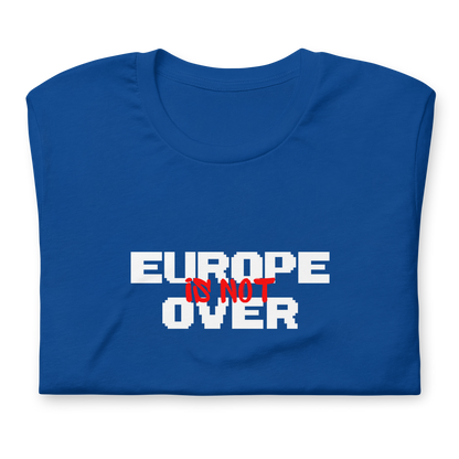 Camiseta Europe Is Not Over azul